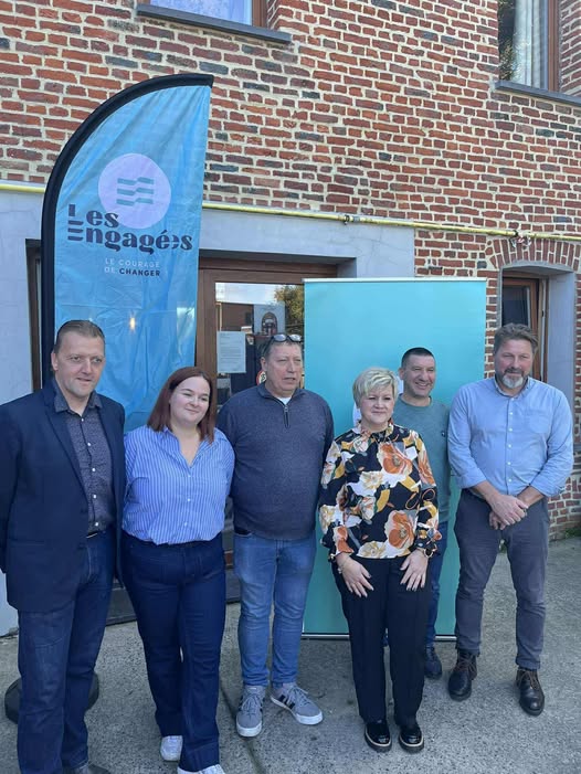 Photo de l'équipe des Engagés pour Merbes